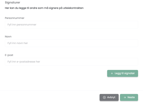 Flere signaturer på oppdrag