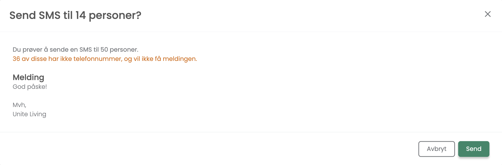 masseutsendelse sms 3